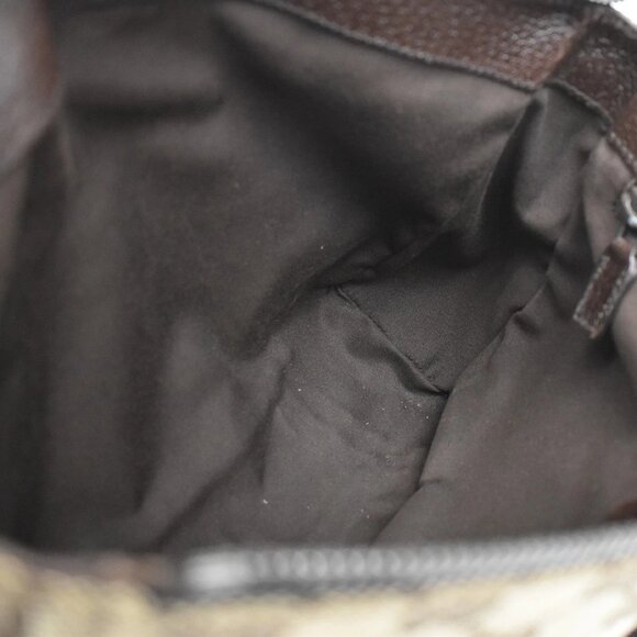 GUCCI Logo GG Pattern Shoulder Bag Canvas Leather Brown Italy 36KB248 - Picture 10 of 16